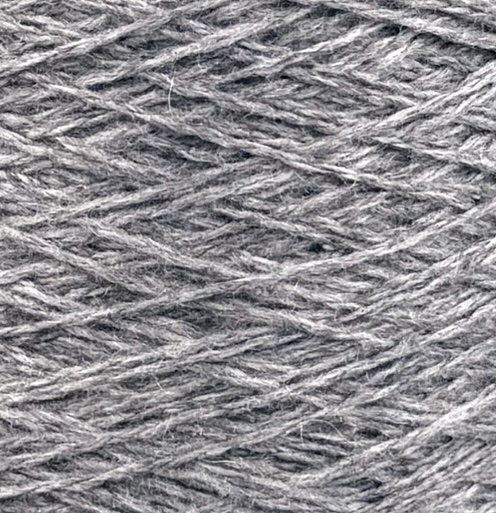 Loro Piana Coarsehair 2/11 – 100% Kaschmirgarn col. Rauchgrau Mélange (Cod. C003 51639)